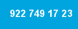 922 749 17 23